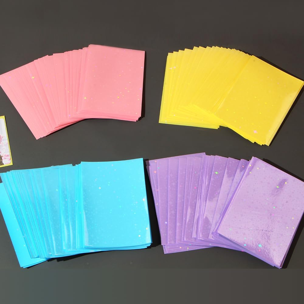 Colored Holographic Card Sleeves