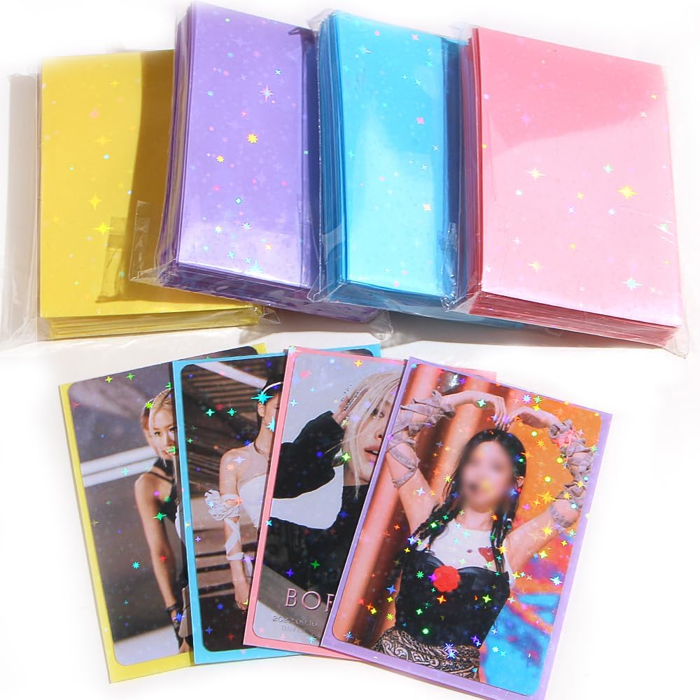 Colored Holographic Card Sleeves