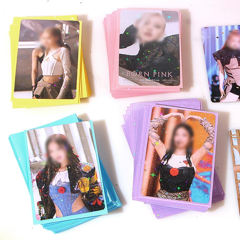 Colored Holographic Card Sleeves