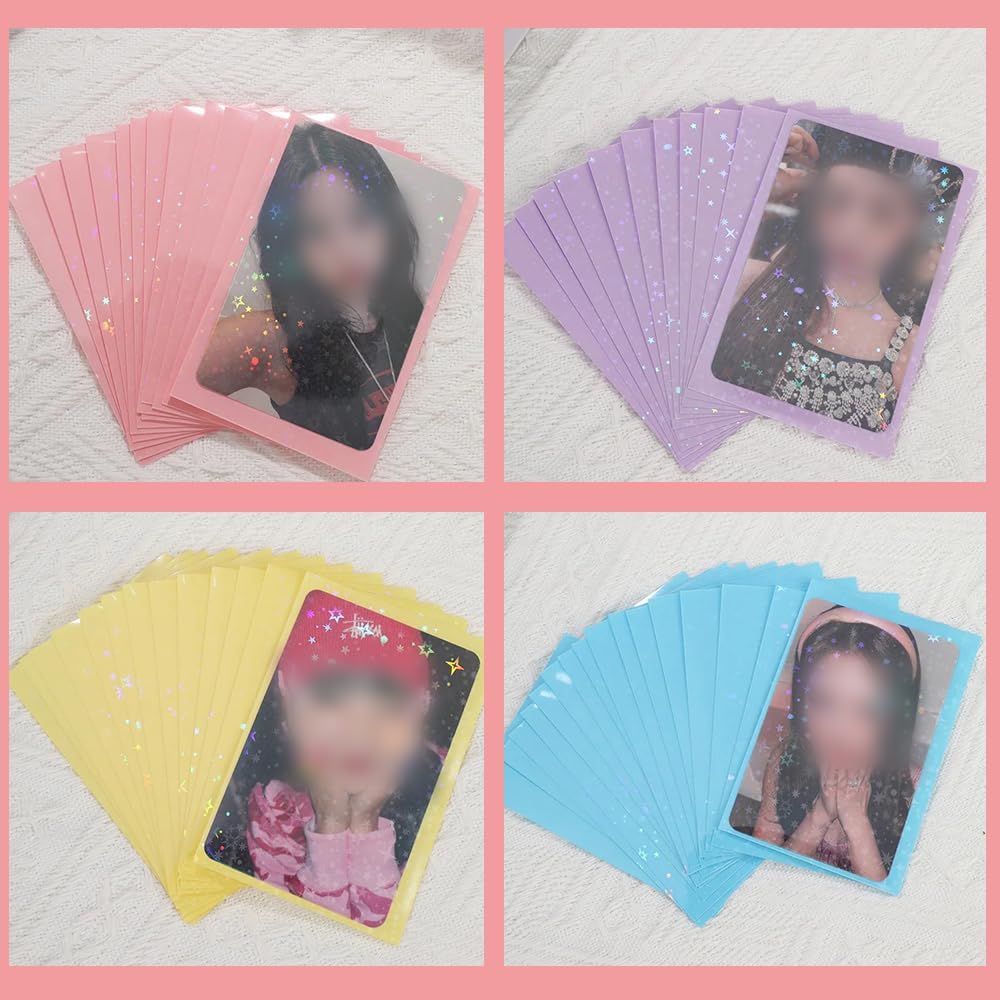 Colored Holographic Card Sleeves