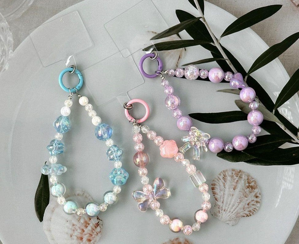 Beaded Phone Keyring