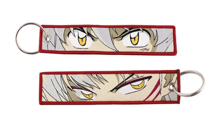 Anime Embroidery Key Ring
