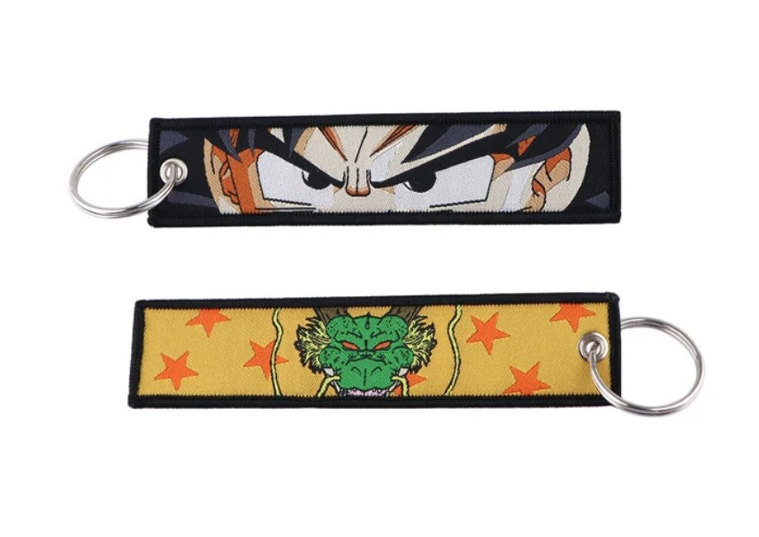 Anime Embroidery Key Ring
