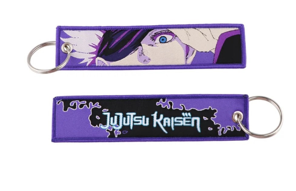 Anime Embroidery Key Ring