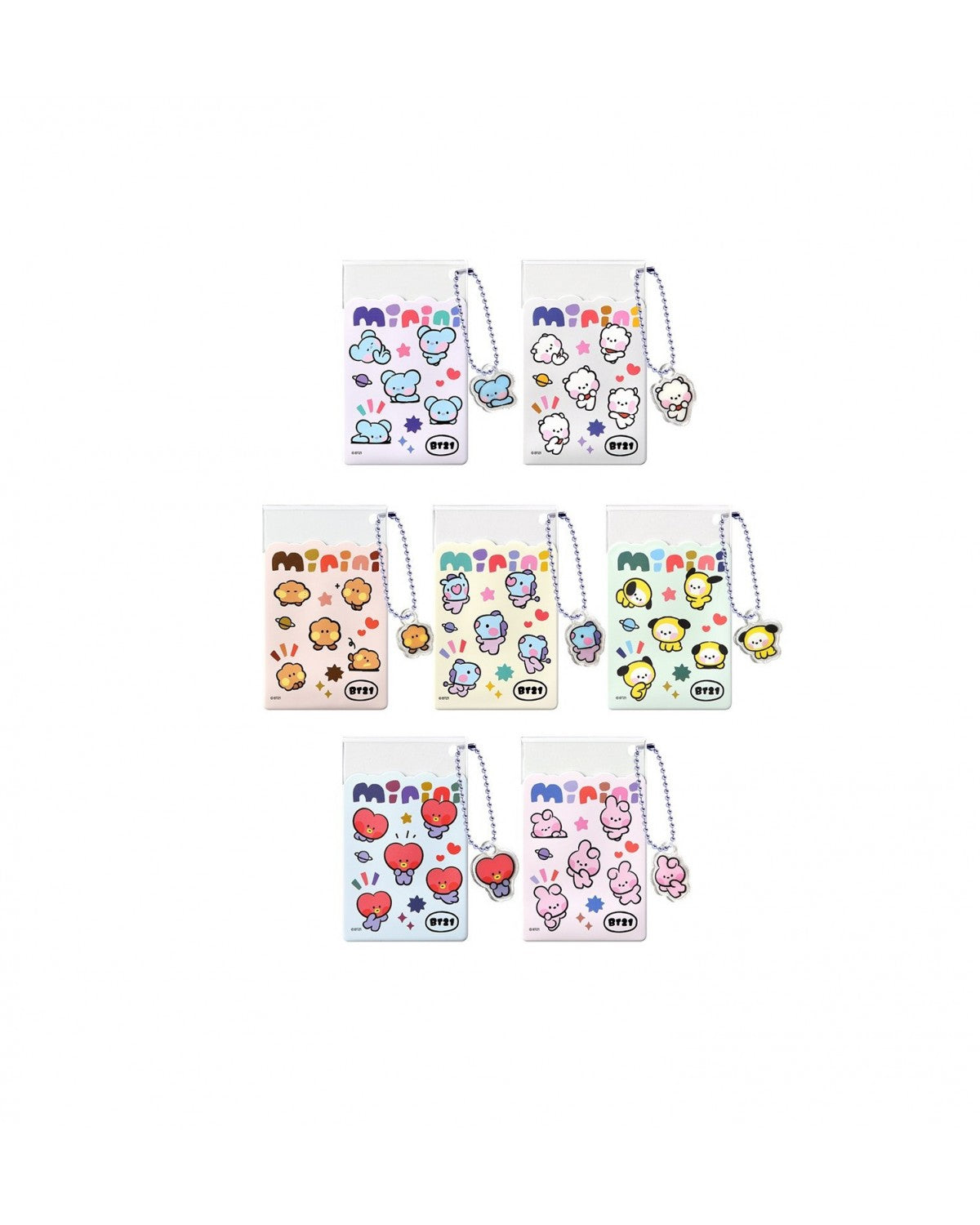 BT21 CLEAR CARD POCKET