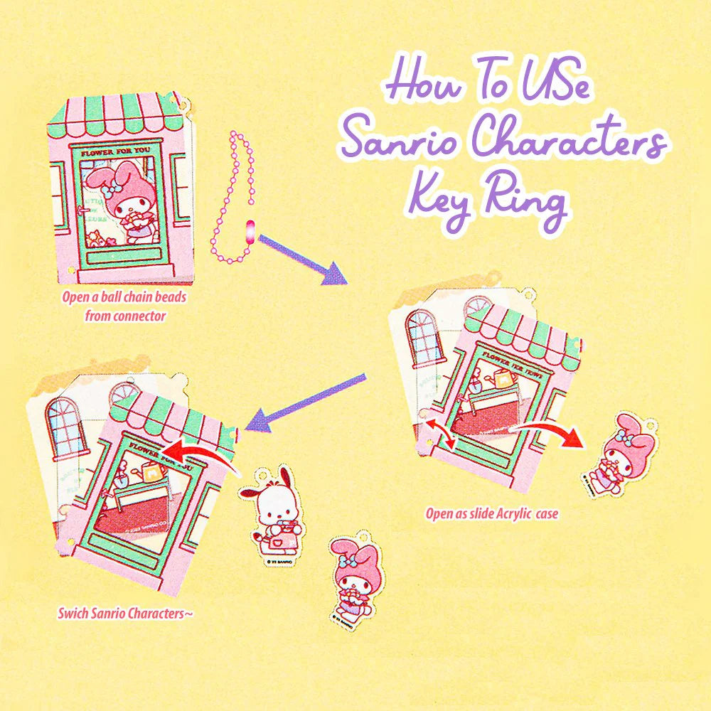 Sanrio Characters Photo Key Ring
