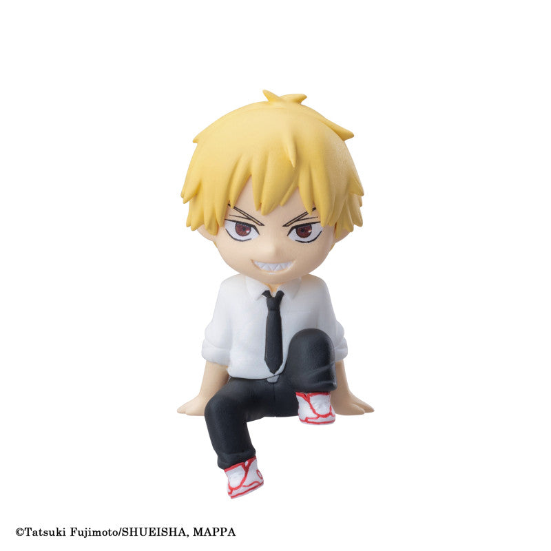 Sitting Chainsaw Man Miniature Monitor Figures