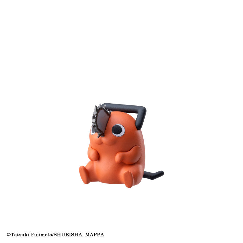 Sitting Chainsaw Man Miniature Monitor Figures