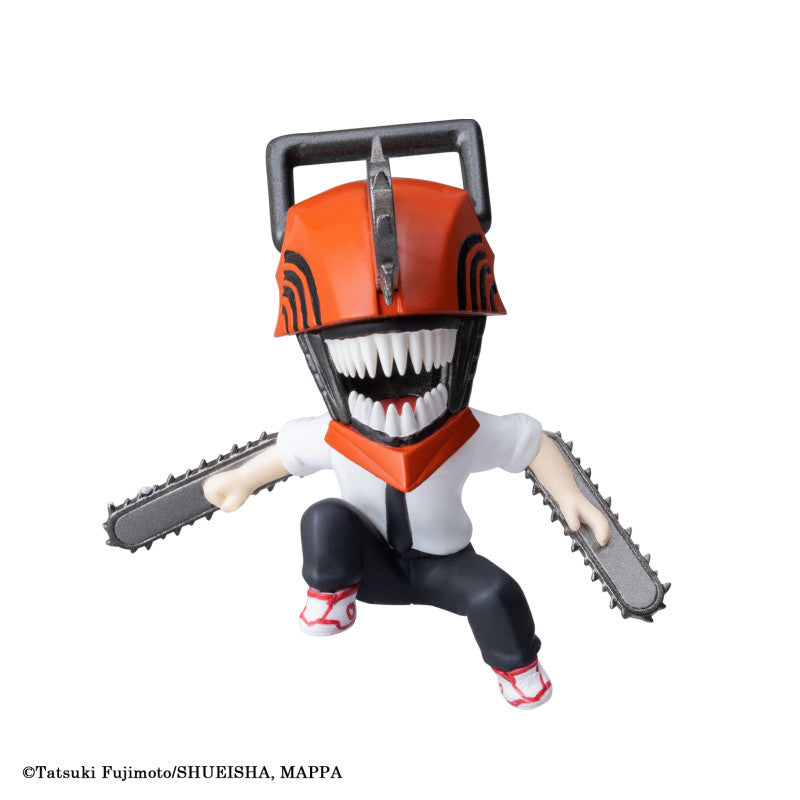 Sitting Chainsaw Man Miniature Monitor Figures