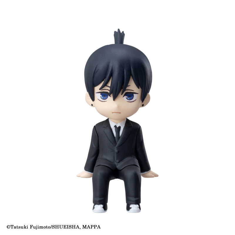 Sitting Chainsaw Man Miniature Monitor Figures