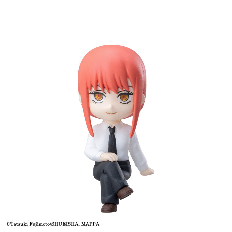 Sitting Chainsaw Man Miniature Monitor Figures
