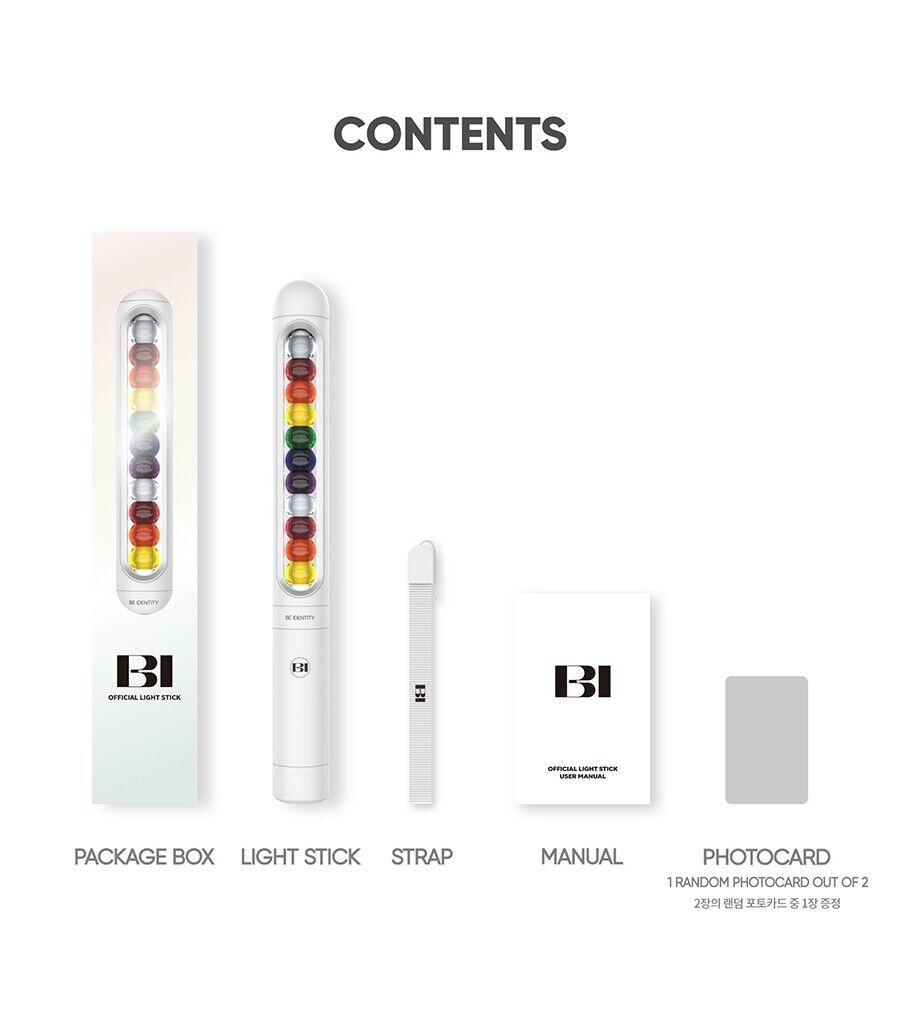 B.I. Official Light Stick – Milk Tea Merch